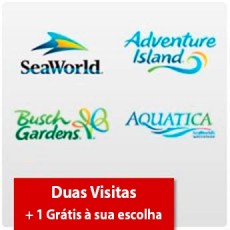 SeaWorld Parks - 2 visitas + Uma grátis